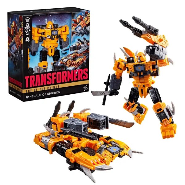 Transformers Age of the Primes Leader Class Herald of Unicron Actionfigur