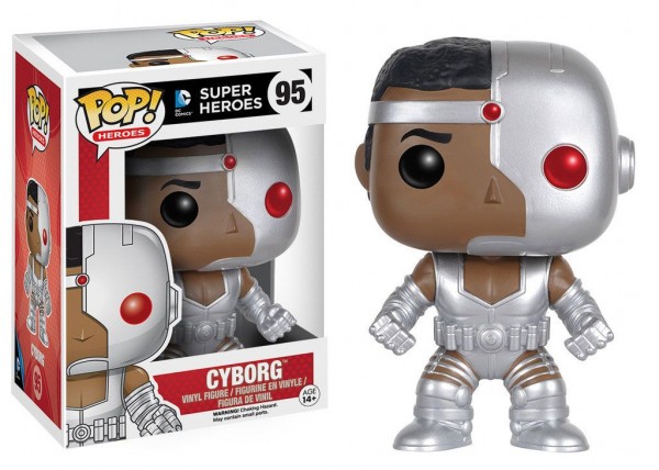 B-Stock DC Comics POP! Heroes Vinyl Figure Cyborg 9 cm - damaged packaging
