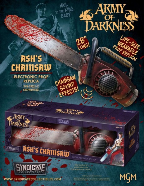 Army of Darkness Prop Replica 1:1 Ash's Chainsaw 71 cm