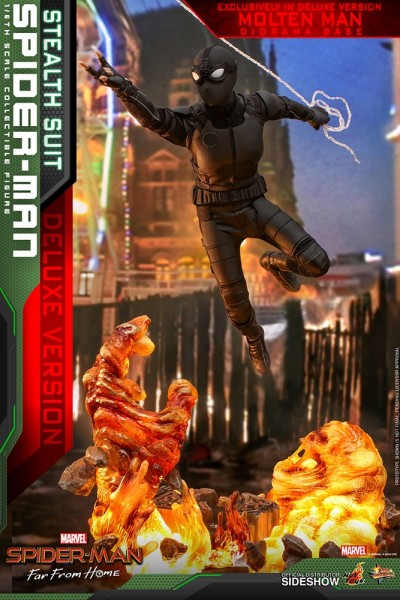 Spider-Man Far From Home Movie Masterpiece Action Figure 1/6 Spider-Man (Stealth Suit) Deluxe Version