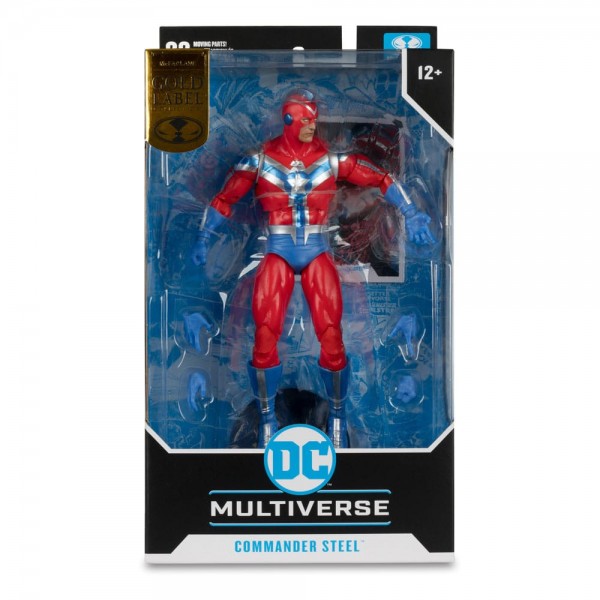 DC Multiverse Actionfigur Commander Steel (JSA) (Gold Label) 18 cm