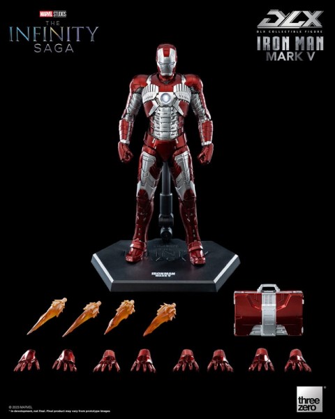 Infinity Saga DLX Actionfigur 1:12 Iron Man Mark 5 17 cm