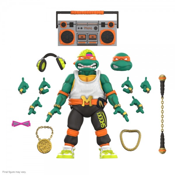 Teenage Mutant Ninja Turtles Ultimates Actionfigur Rappin' Mike 18 cm