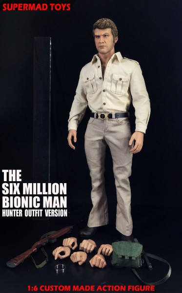 Supermad Toys 1/6 Actionfigur The Six Million Bionic Man (Hunter Outfit)