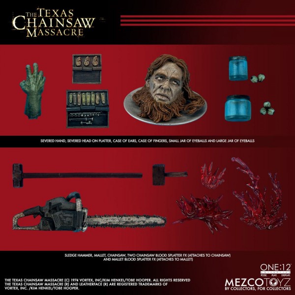 Texas Chainsaw Massacre (2003) Actionfigur 1/12 Leatherface 17 cm