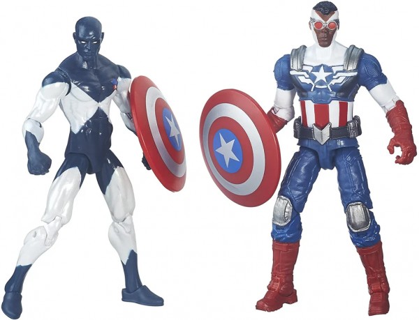 Marvel Legends Vance Astro &amp; Captain America Action figure 2-Pack (Shield-Wielding Heroes)