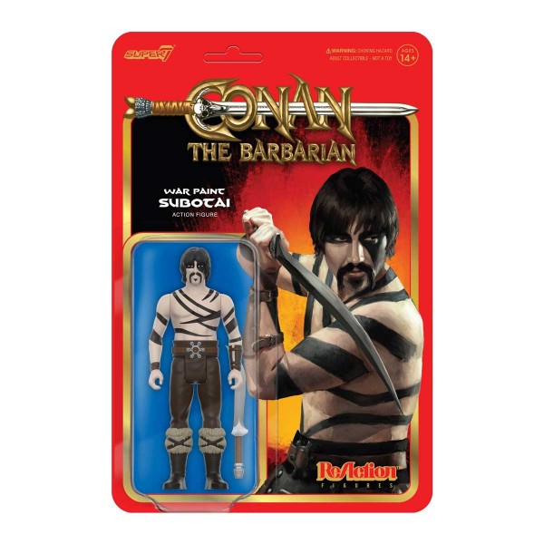 Conan the Barbarian ReAction Action Figure Wave 02 Subotai (War Paint) 10 cm