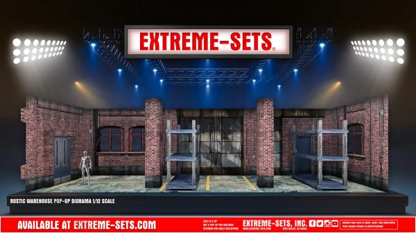 Extreme Sets Rustic Warehouse Pop-Up Diorama 1/12