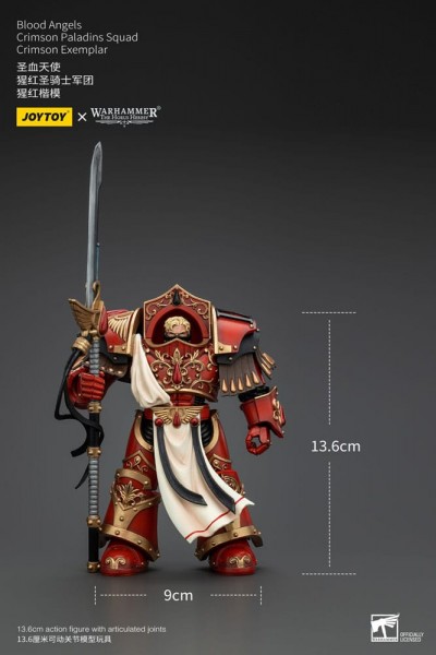 Warhammer The Horus Heresy Actionfigur 1/18 Blood Angels Crimson Paladins Squad Crimson Exemplar