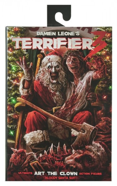 Terrifier 3 Actionfigur Ultimate Santa Suit Art the Clown (Bloody Version) 18 cm