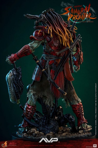 Alien vs. Predator Artist Collection Actionfigur 1/6 Akaoni Samurai Predator 35 cm