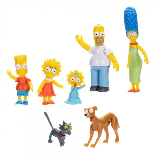 Simpsons Minifiguren 7er-Pack 6 cm