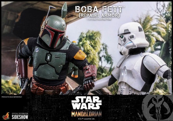 Star Wars The Mandalorian Television Masterpiece Action Figure 1/6 Boba Fett (Repaint Armor)