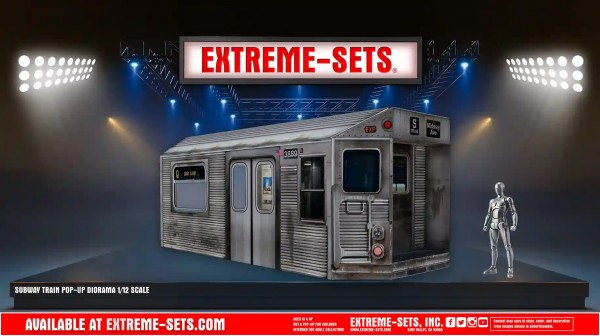 Extreme Sets Subway Train Pop-Up Diorama 1/12