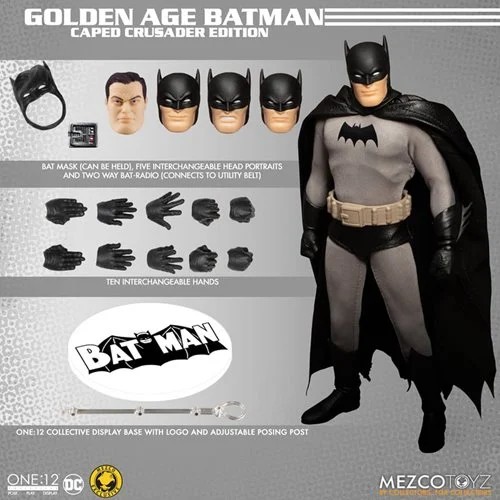 Batman: Golden Age Caped Crusader Edition One:12 Collective Actionfigur