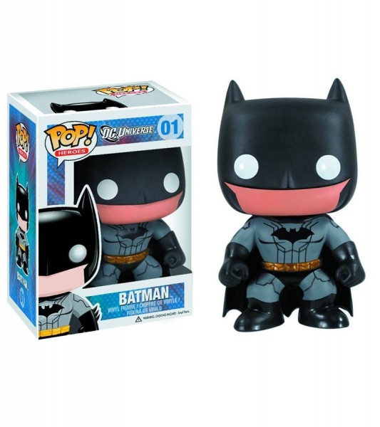 B-Ware DC Comics POP! Heroes Vinyl Figur Batman (The New 52) 9 cm - beschädigte Verpackung
