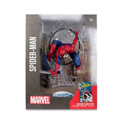 Marvel The Amazing Spider-Man #301 1:6th Scale Posed Figure with Scene and Comic