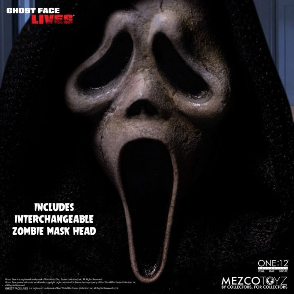 Scream Actionfigur 1/12 Ghost Face 16 cm