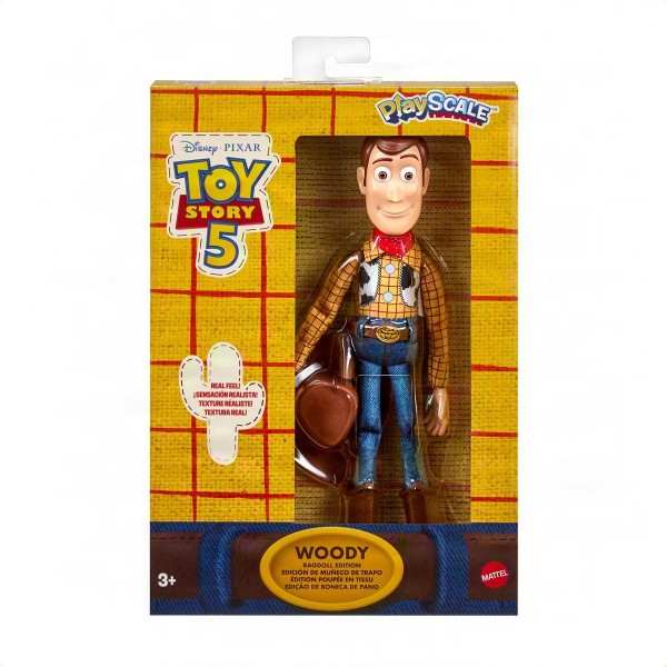 Toy Story 5 Ragdoll Woody Plüschpuppe - 17,7 cm