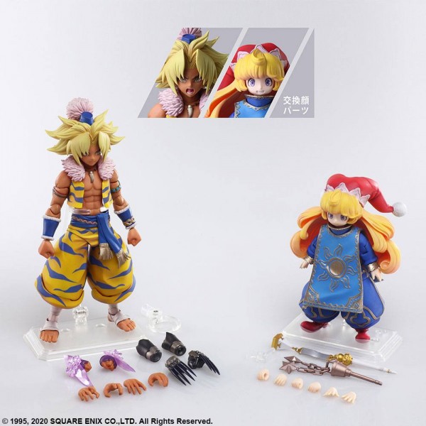 Trials of Mana Bring Arts Action Figures Kevin &amp; Charlotte (2-Pack)