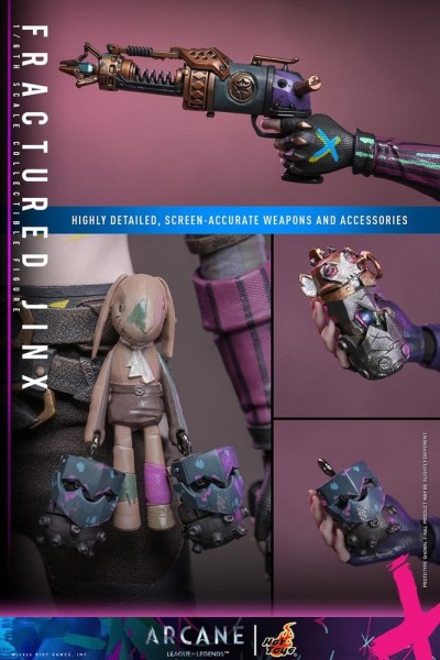 Arcane Action Figure 1/6 Fractured Jinx 28 cm