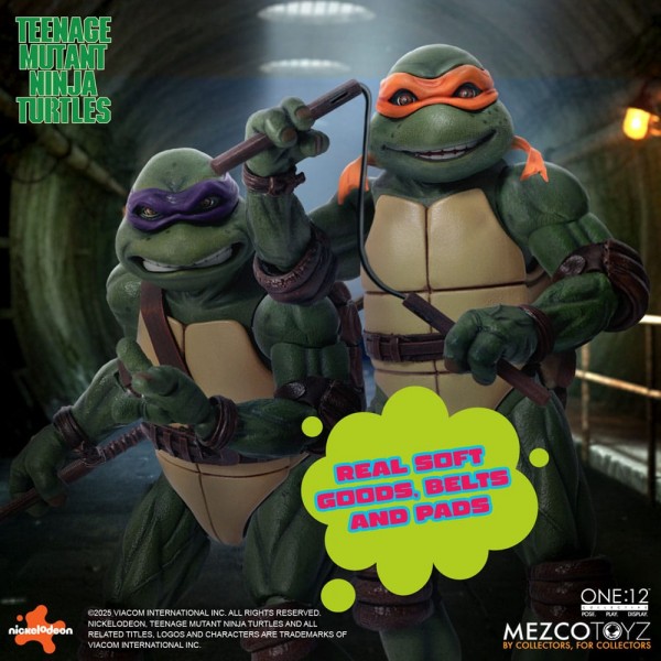 TMNT Figures box set 1/12 Teenage Mutant Ninja Turtles (1990 Movie) 15 cm