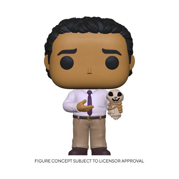 The Office US Funko Pop! Vinylfigur Oscar (with Scarecrow Doll)