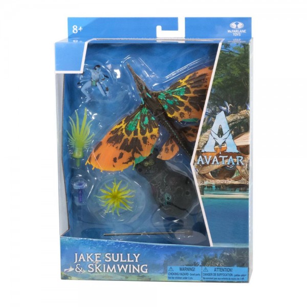 Avatar: The Way of Water Action Figures Jake Sully & Skimwing