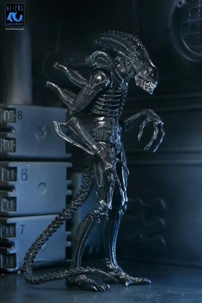 Aliens 40th Anniversary Warrior Xenomorph Black Ultimate Actionfigur