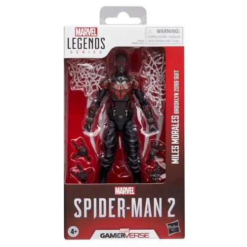 Spider-Man Marvel Legends Series Gamerverse Miles Morales Brooklyn 2099 6-Inch Action Figure