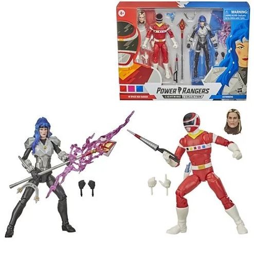 Power Rangers Lightning Collection Action Figures 15 cm In Space Red Ranger &amp; Astronema (2-Pack)