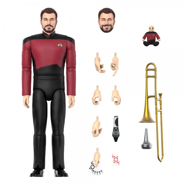 Star Trek: The Next Generation Ultimates Action Figure Commander Riker