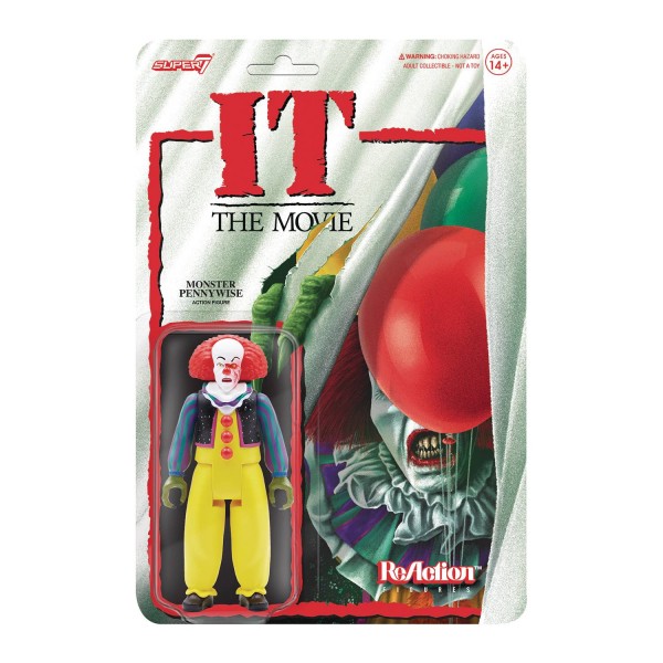It The Movie (1990) ReAction Actionfigur Monster Pennywise