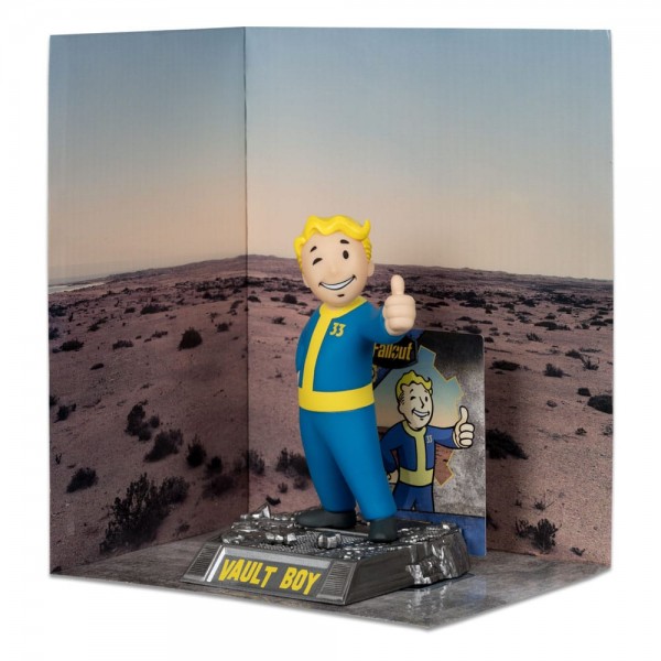 Fallout Movie Maniacs Actionfigur Vault Boy (Gold Label) 15 cm