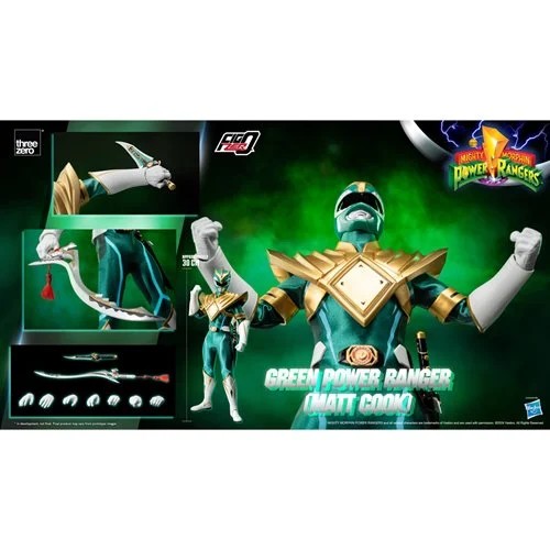 Mighty Morphin Power Rangers Green Ranger Matt Cook Standard Version FigZero 1:6 Scale Previews Excl