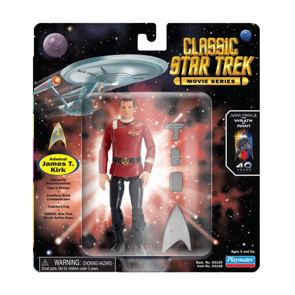 Star Trek Classic Movie Series Action Figure Admiral James T. Kirk
