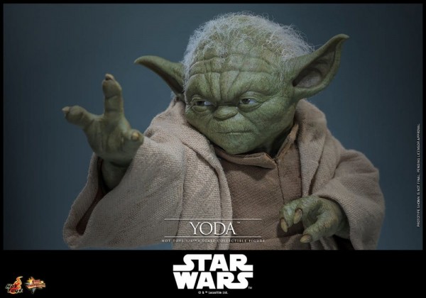 Star Wars: Revenge of the Sith Movie Masterpiece Action Figure 1/6 Yoda 14 cm