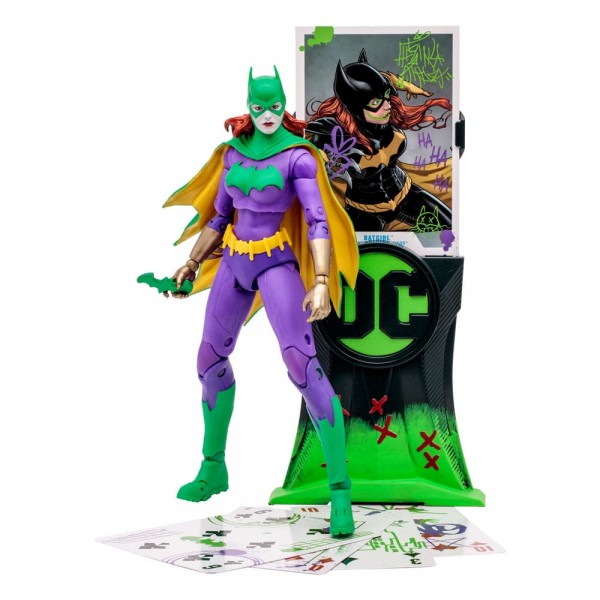 DC Multiverse Actionfigur Batgirl Jokerized (Three Jokers) (Gold Label) 18 cm