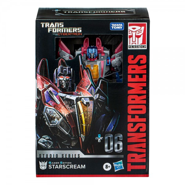 Transformers: War for Cybertron Studio Series Voyager Class Actionfigur Gamer Edition 06 Starscream