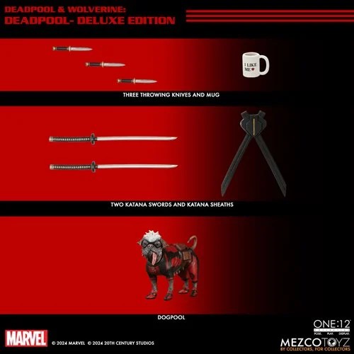 Deadpool & Wolverine: Deadpool Deluxe Edition One:12 Collective Actionfigur