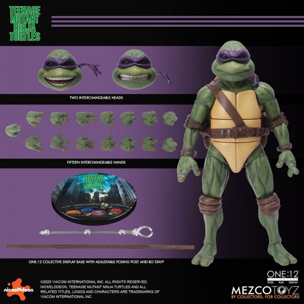 TMNT Figures box set 1/12 Teenage Mutant Ninja Turtles (1990 Movie) 15 cm