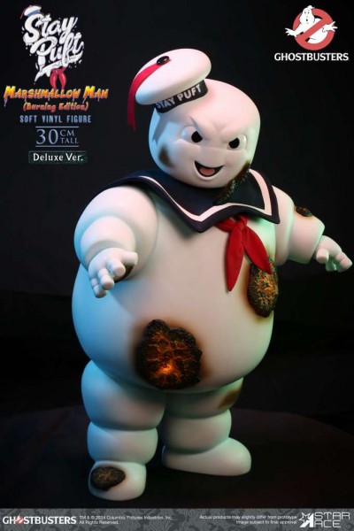 Ghostbusters Soft Vinyl Statue Stay Puft Marshmallow Man Burning Deluxe 30 cm