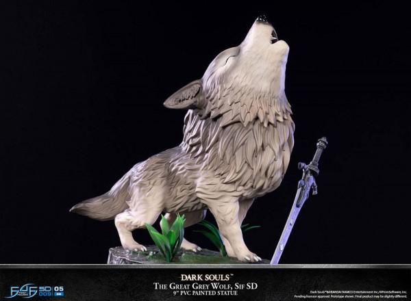 Dark Souls PVC SD Statue The Great Grey Wolf Sif