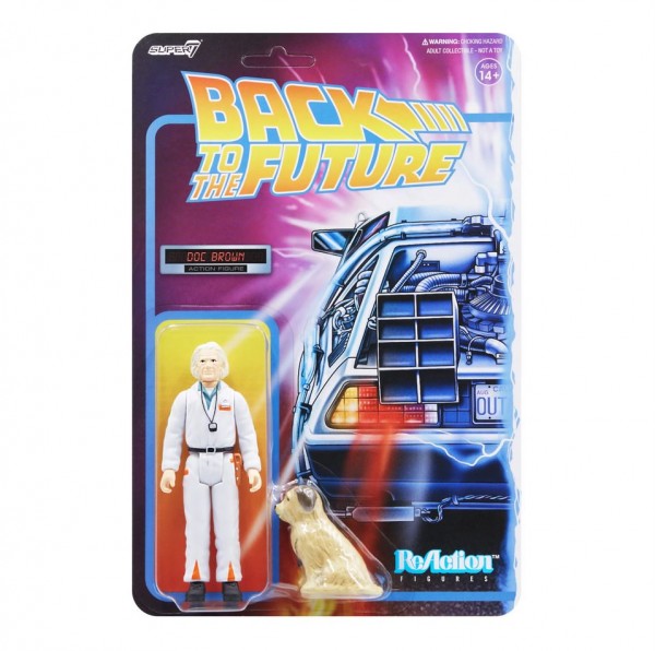 Back to the Future ReAction Actionfigur Doc Brown (1980s)