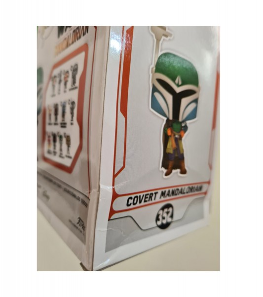 B-Ware Star Wars Mandalorian Funko Pop! Vinylfigur Covert Mandalorian - defekte Verpackung