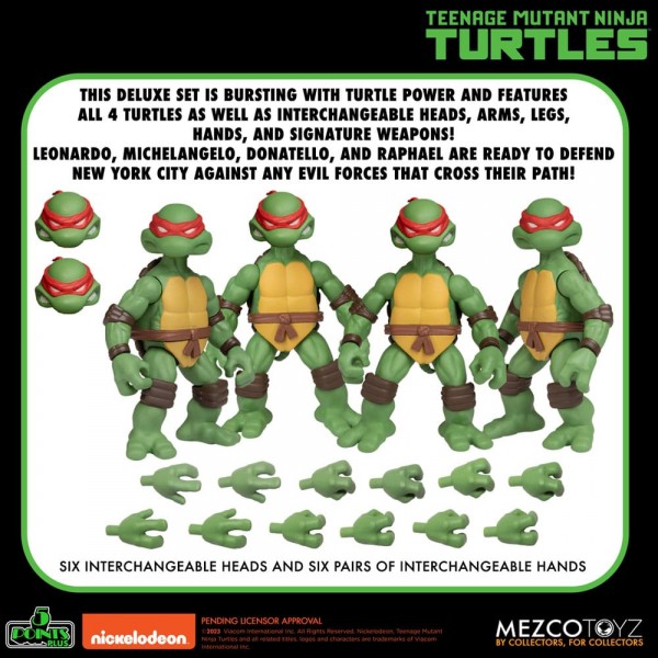 Teenage Mutant Ninja Turtles Action Figures Teenage Mutant Ninja Turtles Deluxe Set 8 cm