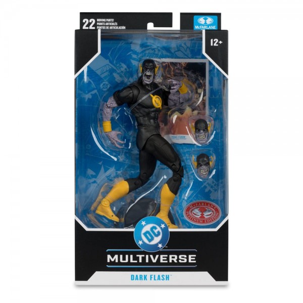 DC Comics DC Multiverse Action Figure Dark Flash (Dark Mulitverse) (Red Platinum Edition) 18 cm