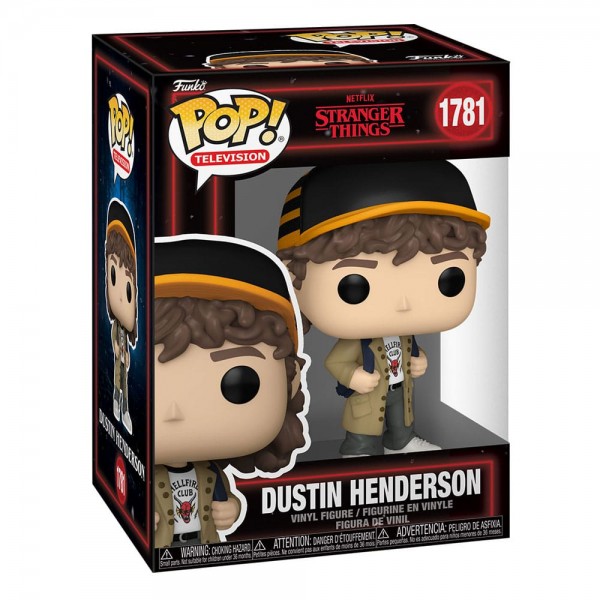 Stranger Things POP! Television Vinyl Figur Dustin Henderson 9 cm