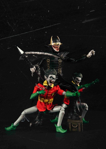 DC Comics: Dark Nights Death Metal - The Batman Who Laughs with Robin 1:9 Action Figures Set