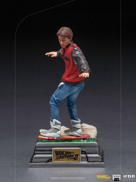 Zurück in die Zukunft II Art Scale Statue 1/10 Marty McFly on Hoverboard